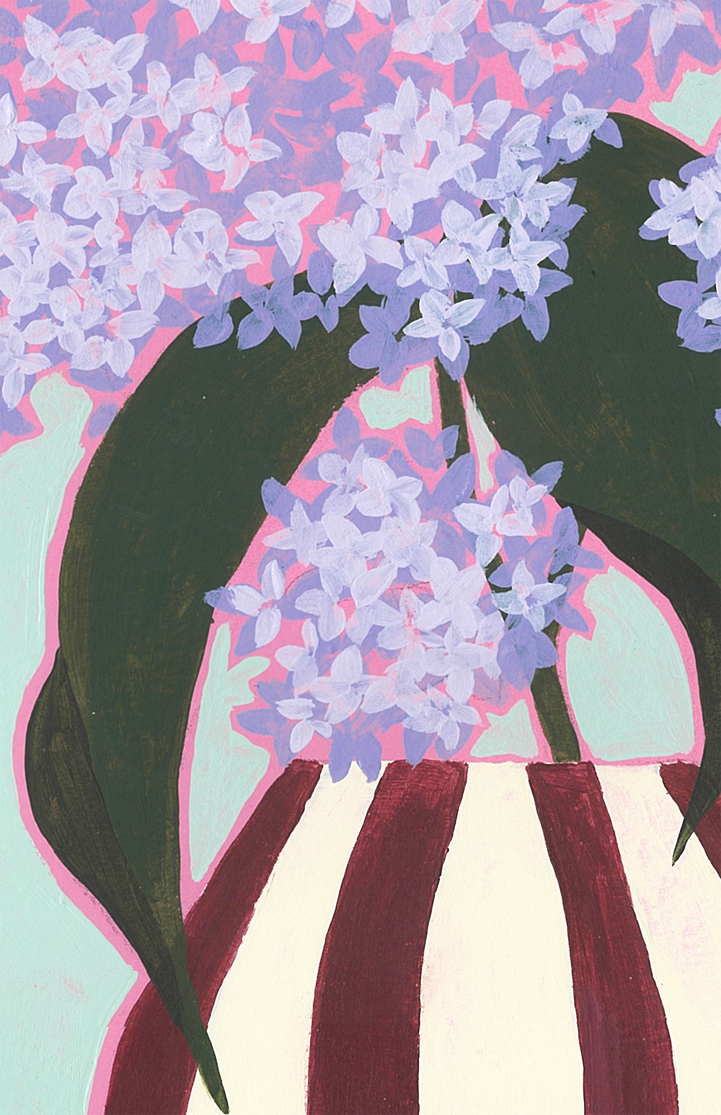 Illustration Bouquet Lilas