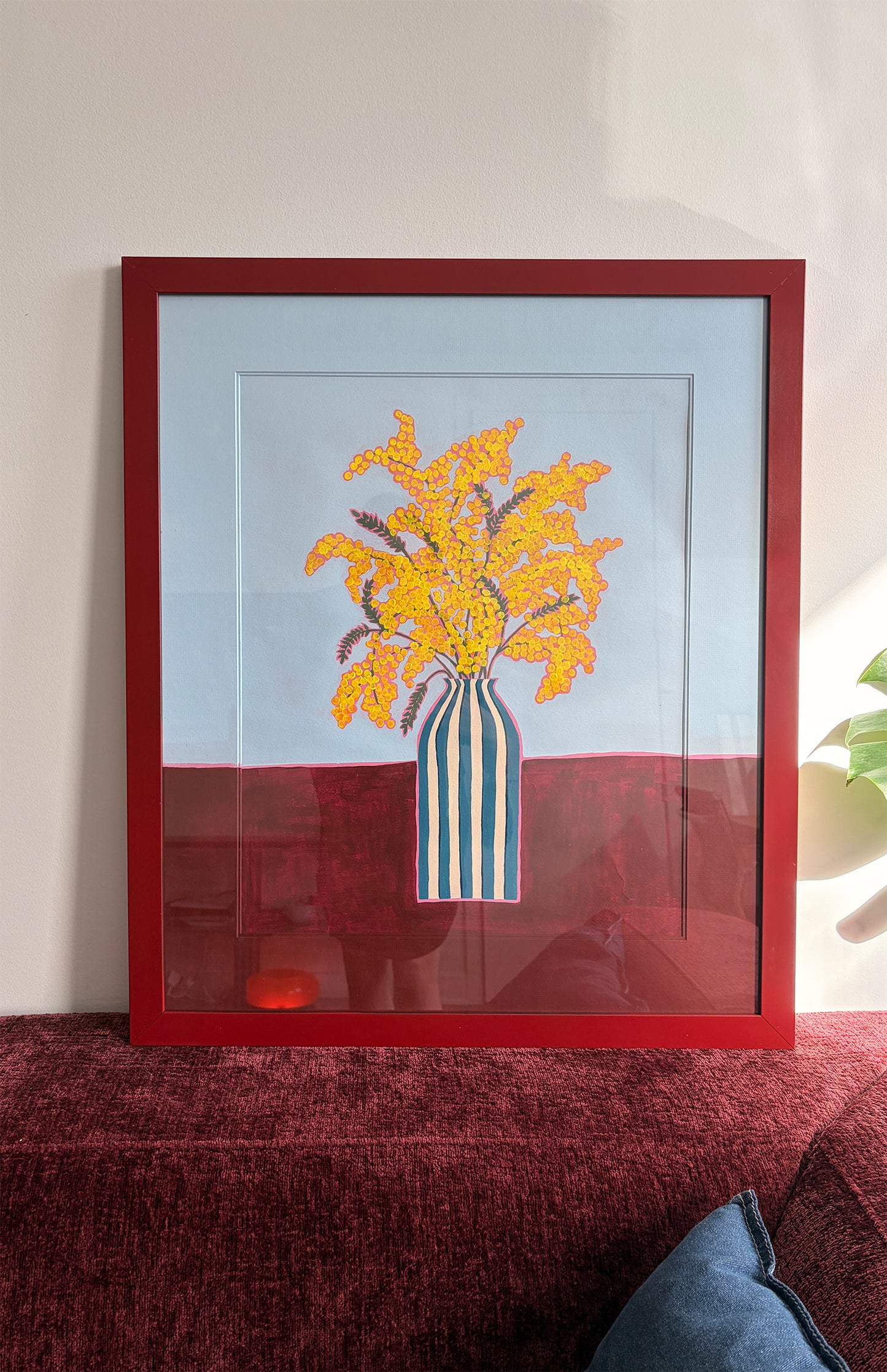 Illustration Bouquet Mimosa